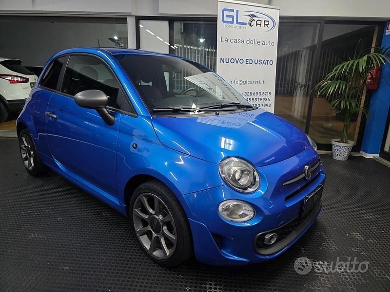 Usata Fiat 500 Sport 69 CV (50 kW) 2019 Blu Berlina