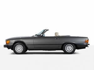 Usata Mercedes SL280 185 CV (136 kW) 1985 Grigio Cabrio