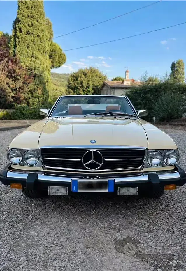 Usata Mercedes SL450 217 CV (159 kW) 1980 Giallo Cabrio