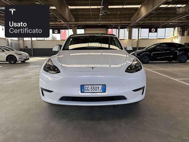 Usata Tesla Model Y Long Range AWD 258 kW (351 CV) 2021 Pearl white multicoat SUV