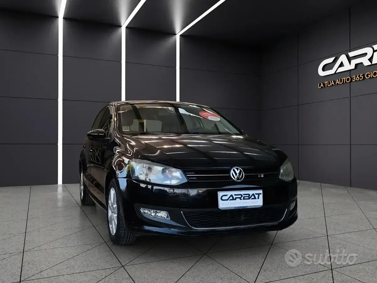 Usata VW Polo Highline 90 CV (66 kW) 2010 Nero Utilitaria