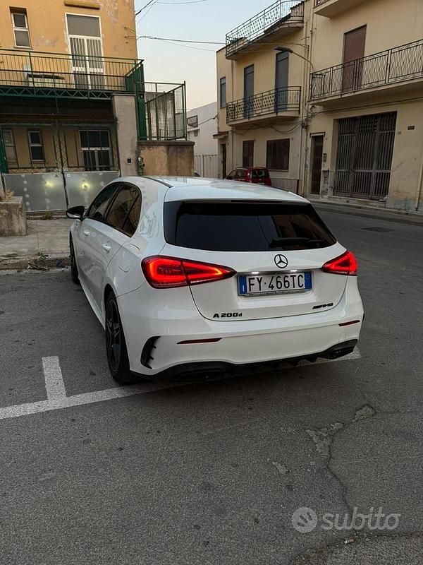 Usata Mercedes A200 Premium 150 CV (110 kW) 2019 Bianco Berlina