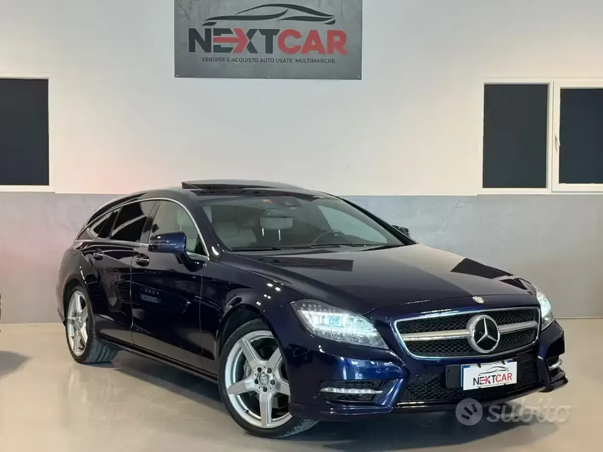 Usata Mercedes CLS350 AMG 265 CV (194 kW) 2013 Bluazzurro Coupé