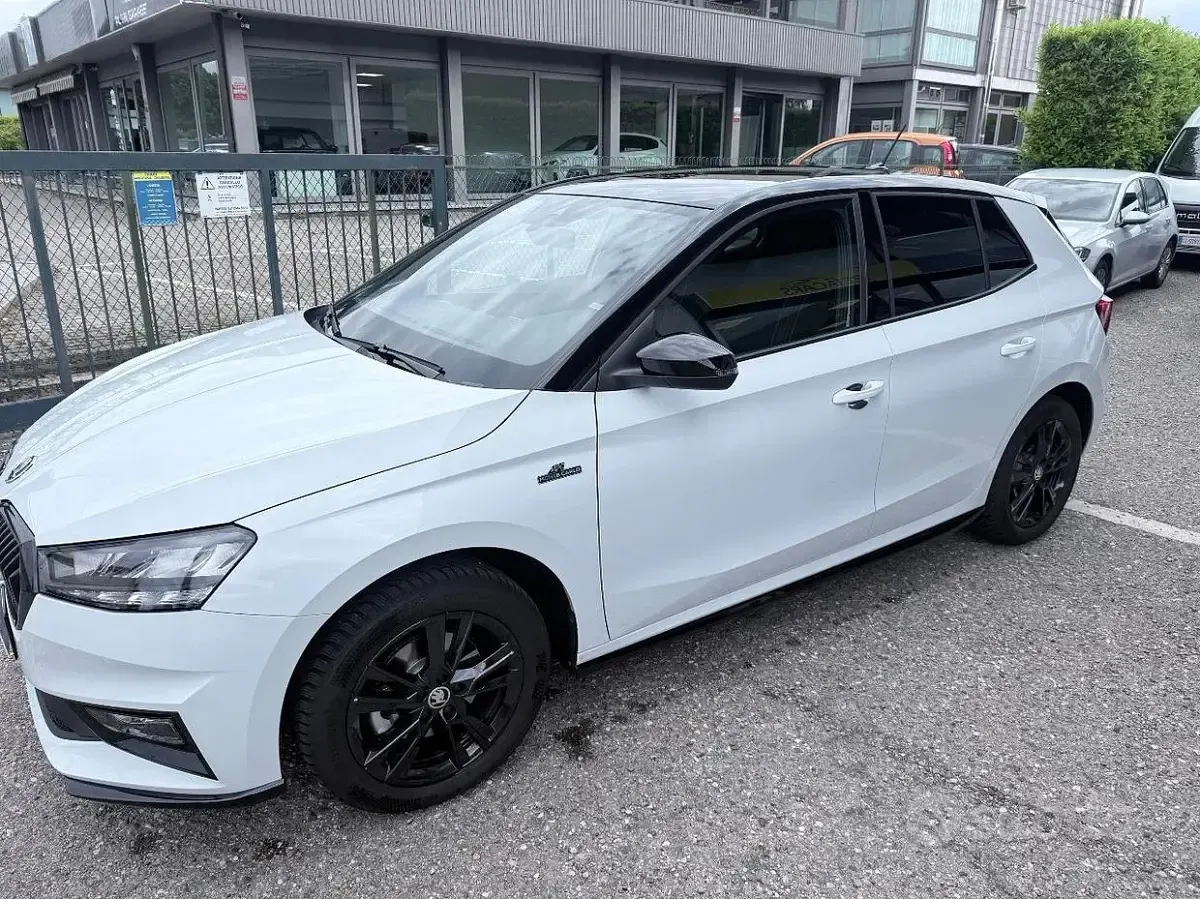 Usata Skoda Fabia Monte Carlo 116 CV (85 kW) 2025 Bianco Utilitaria