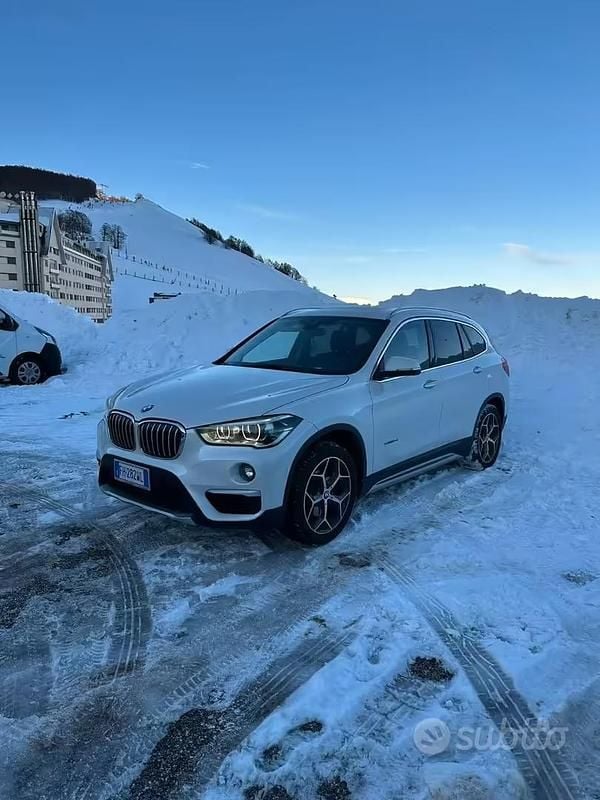 Usata BMW X1 xLine 150 CV (110 kW) 2017 Bianco SUV