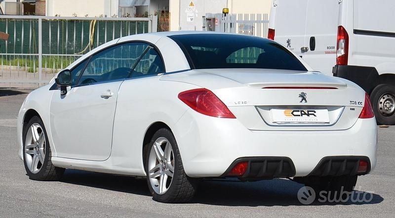 Usata Peugeot 308 CC Allure 112 CV (82 kW) 2012 Bianco Cabrio