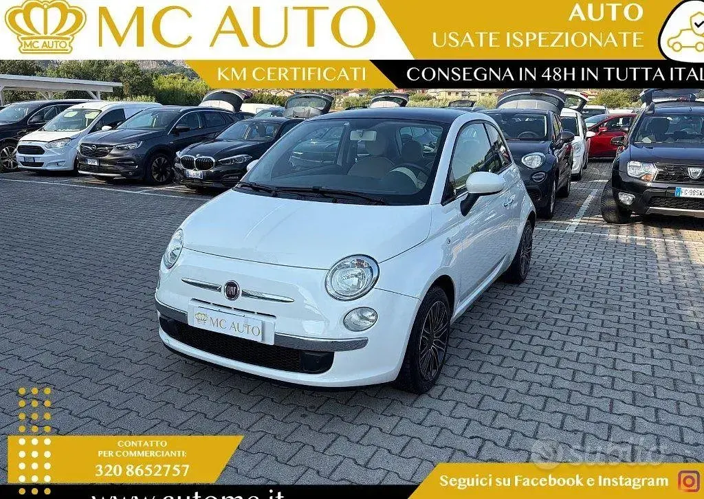 Usata Fiat 500 Lounge 69 CV (50 kW) 2013 Bianco Utilitaria
