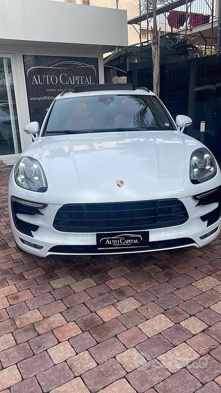 Usata Porsche Macan Turbo Performance Package 440 CV (323 kW) 2018 Bianco SUV