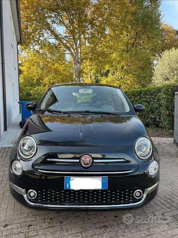 Usata Fiat 500 Lounge 95 CV (69 kW) 2016 Nero Utilitaria