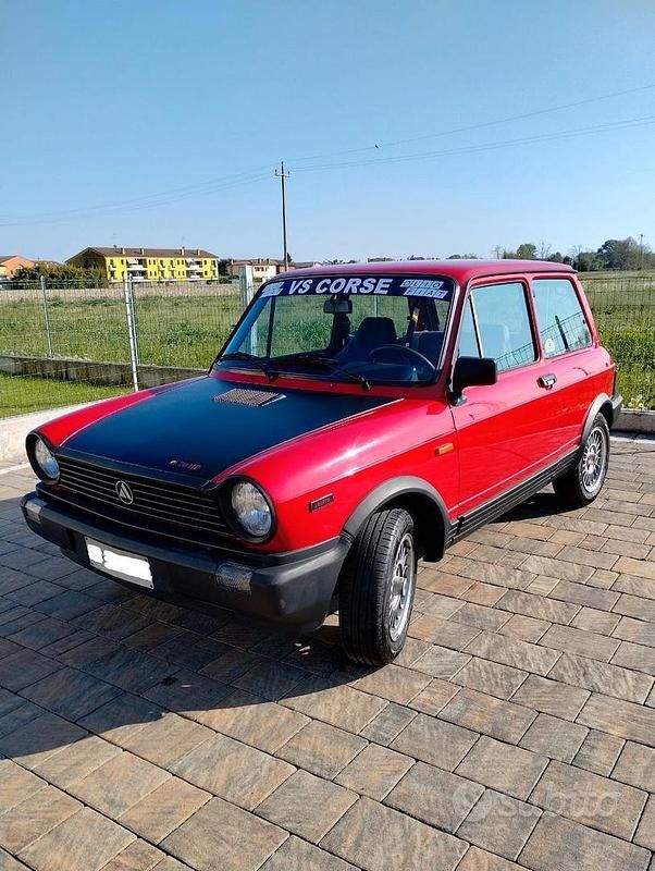 Usata Autobianchi A112 1983 Rosso Utilitaria