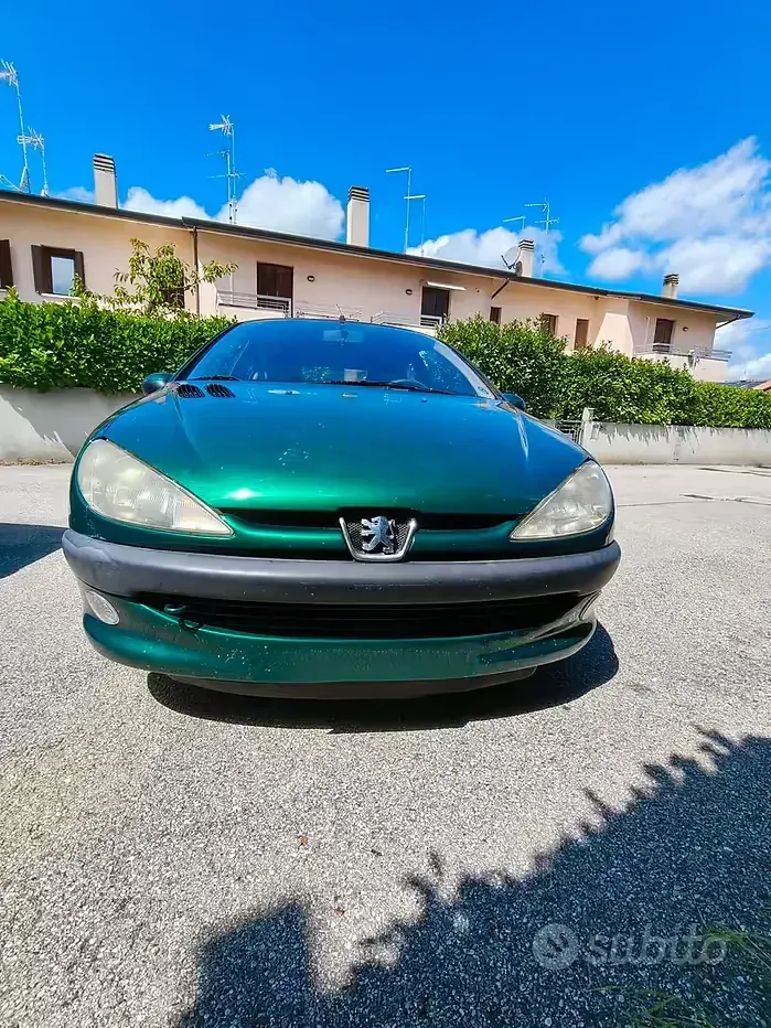 Usata Peugeot 206 60 CV (44 kW) 2002 Verde Utilitaria