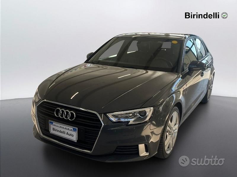 Usata Audi A3 S-Line 116 CV (85 kW) 2018 Grigio Berlina