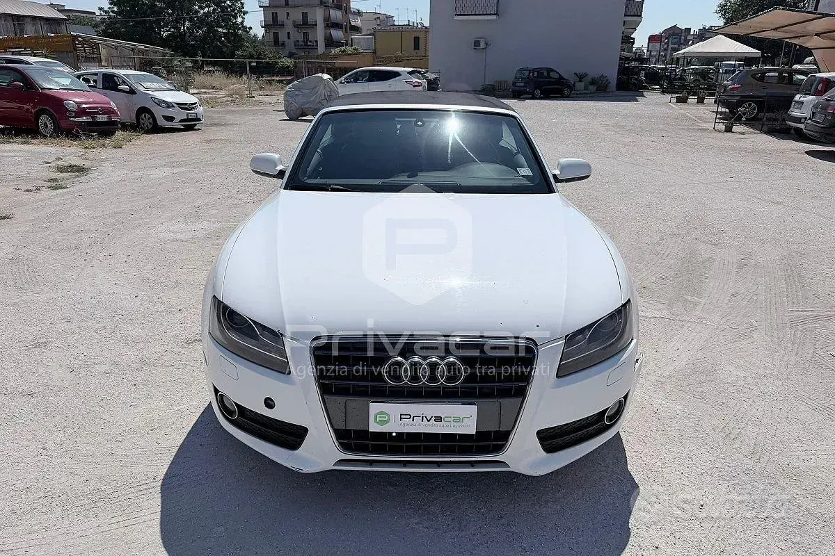 Usata Audi A5 Cabriolet 170 CV (125 kW) 2010 Bianco Cabrio