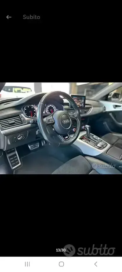 Usata Audi A6 S-Line 272 CV (200 kW) 2016 Grigio Berlina