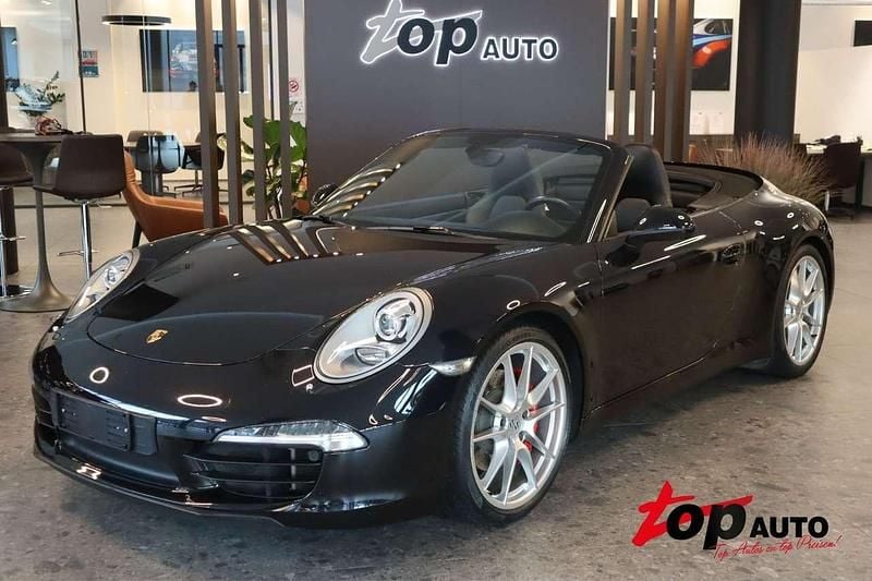 Usata Porsche 991 400 CV (294 kW) 2013 Nero basalt met Cabrio