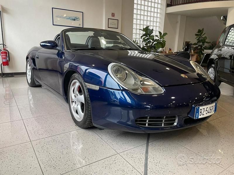 Usata Porsche Boxster 252 CV (185 kW) 2002 Blu Cabrio