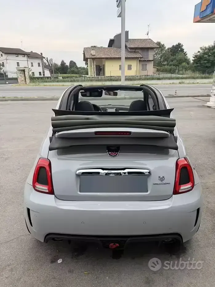 Usata Fiat 500C Abarth 140 CV (102 kW) 2011 Grigio Cabrio