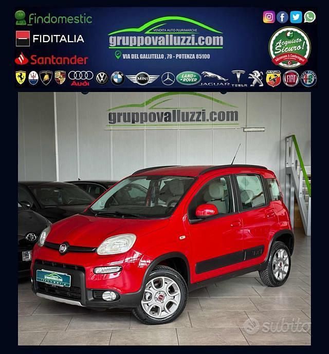 Rosso Usata 2014 Fiat Panda 4x4 Climbing Due volumi | 12.490 € (Molto cara) - Immagine 1/4
