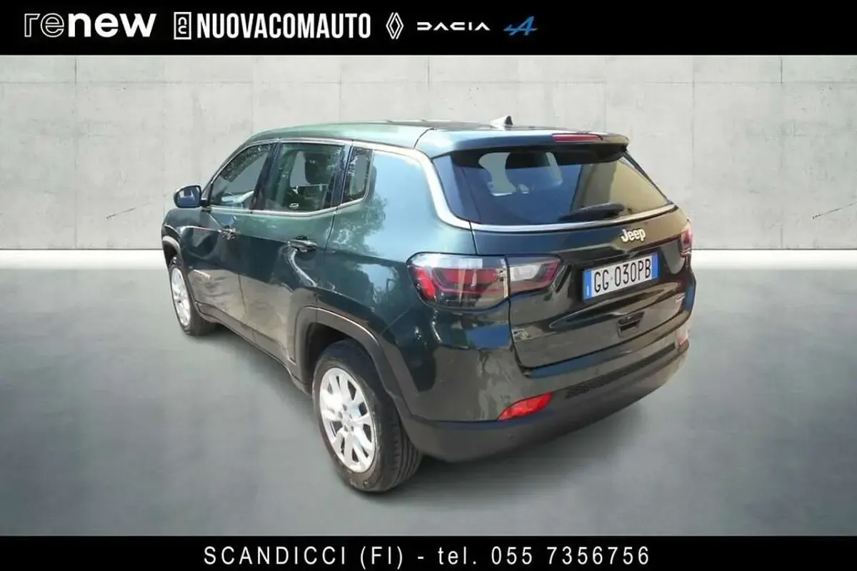 Usata Jeep Compass Longitude 131 CV (96 kW) 2021 Verde SUV