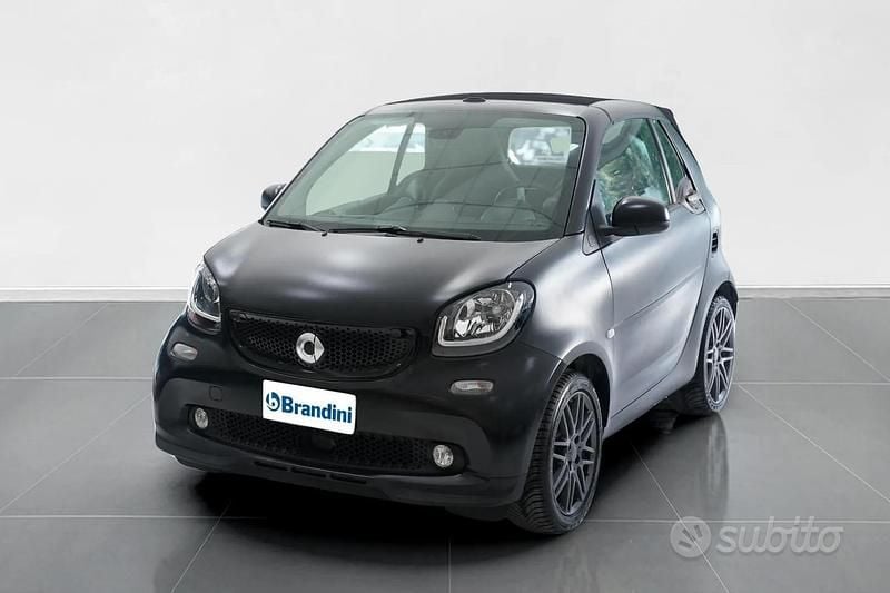 Nero opaco Usata 2019 Smart ForTwo Electric Drive Brabus Cabrio | 12.919 € (Ottimo prezzo) - Immagine 1/4
