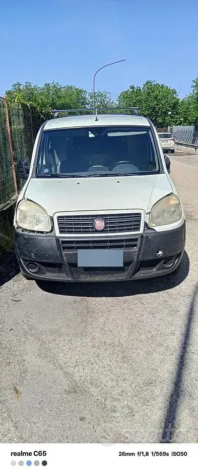 Usata Fiat Doblò 103 CV (75 kW) 2008 Bianco Monovolume