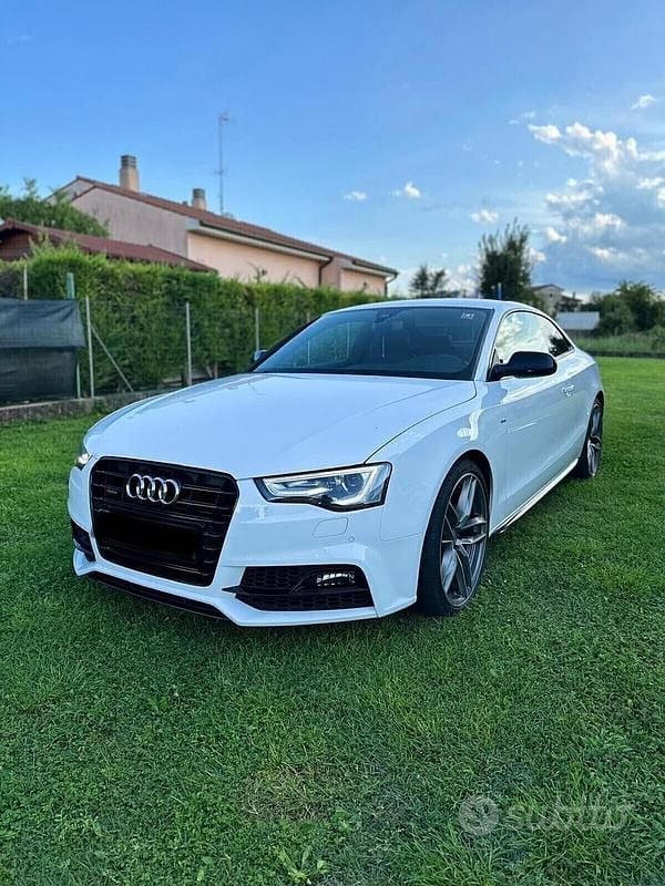Usata Audi A5 S-line plus 190 CV (139 kW) 2016 Bianco Coupé