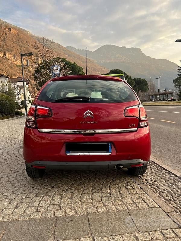 Usata Citroën C3 PureTech 82 CV (60 kW) 2015 Rosso Berlina