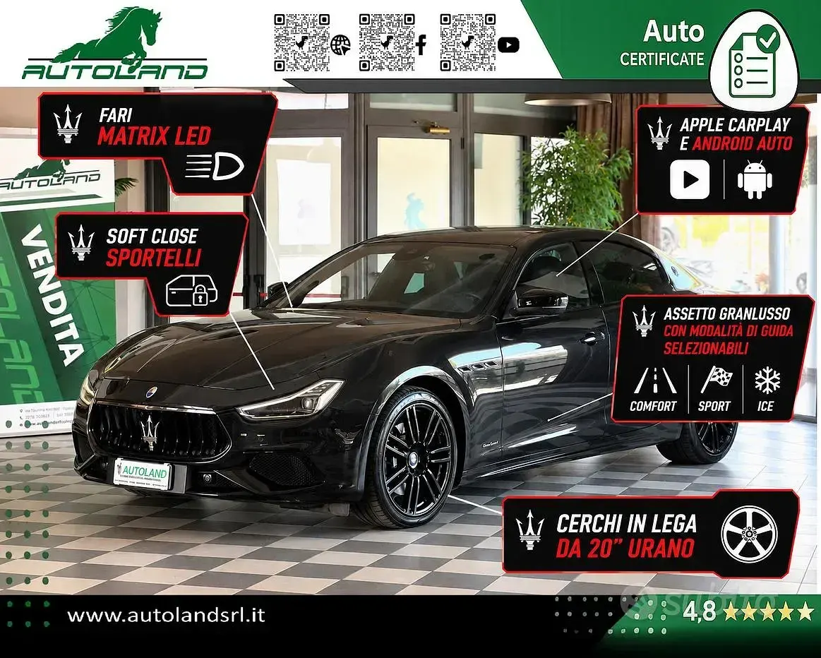 Usata Maserati Ghibli GranLusso 275 CV (202 kW) 2019 Berlina