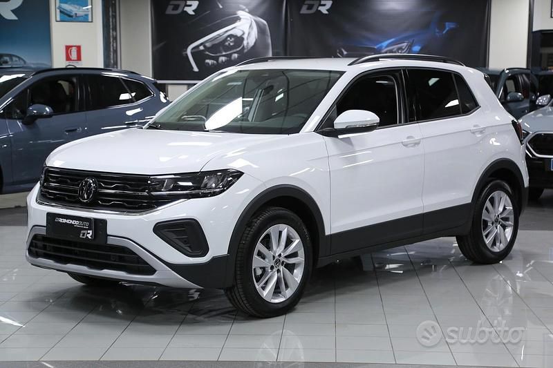 Pure white Nuova 2025 VW T-Cross Edition SUV | 23.900 € (Buon prezzo) - Immagine 1/4