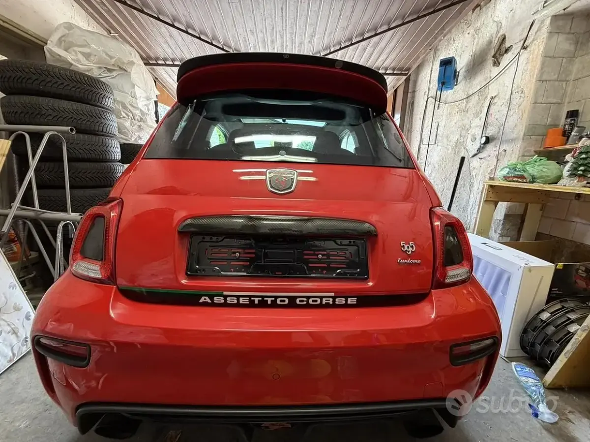 Usata Abarth 595 Turismo 165 CV (121 kW) 2019 Rosso Berlina