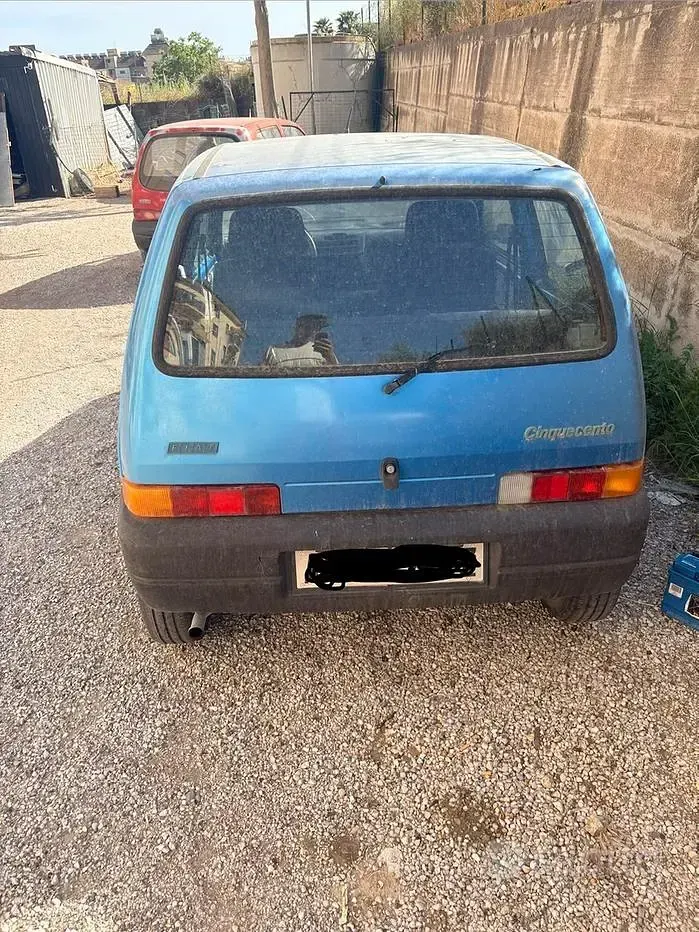 Usata Fiat Cinquecento 41 CV (30 kW) 1998 Blu Utilitaria