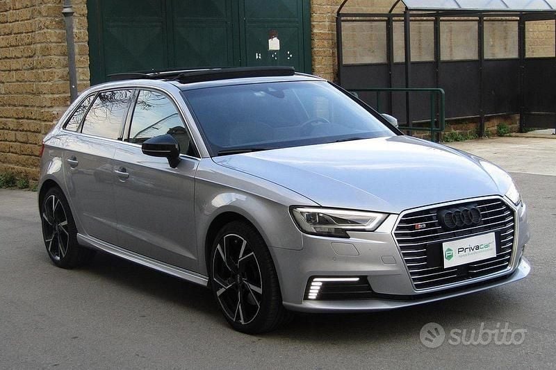 Usata Audi A3 Sportback S-Line 150 CV (110 kW) 2017 Grigio Utilitaria
