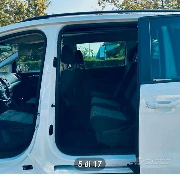 Usata VW Sharan 140 CV (102 kW) 2011 Bianco Monovolume
