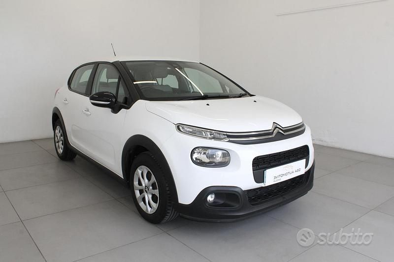 Usata Citroën C3 Feel 83 CV (61 kW) 2019 Bianco Utilitaria