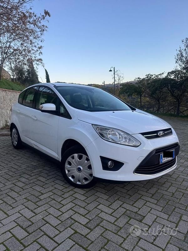 Usata Ford C-MAX Titanium 116 CV (85 kW) 2013 Bianco Monovolume