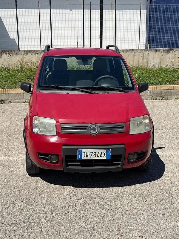 Usata Fiat Panda 2009 Rosso Utilitaria