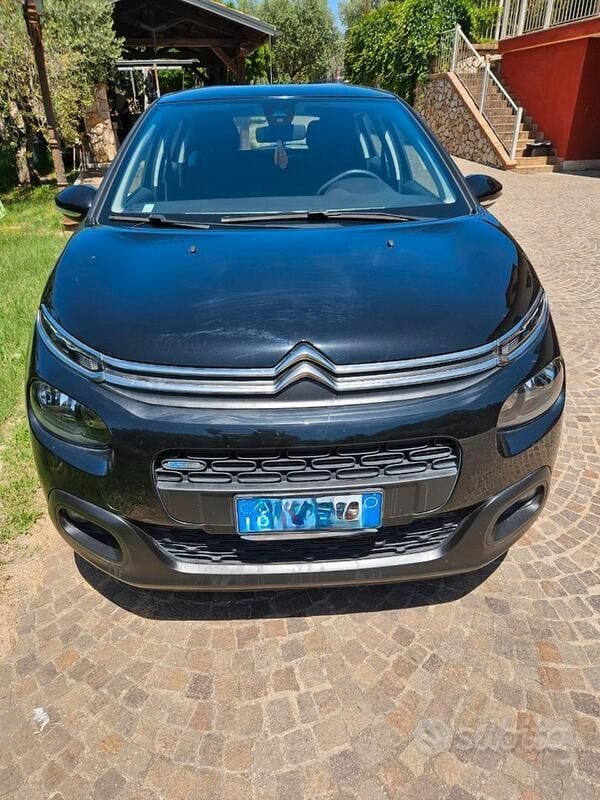 Usata Citroën C3 82 CV (60 kW) 2017 Nero Utilitaria