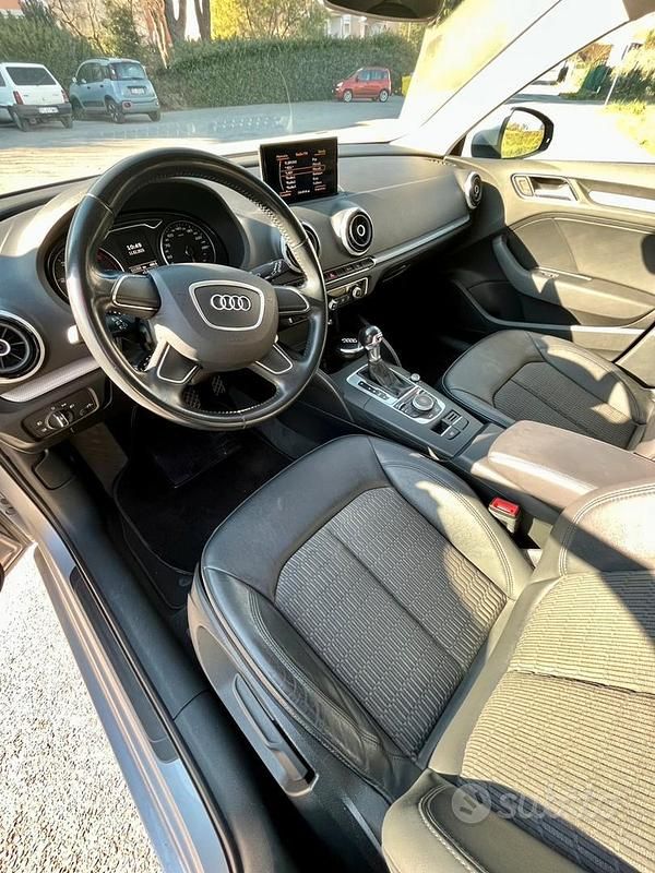 Usata Audi A3 Ambiente 110 CV (80 kW) 2016 Grigio Berlina