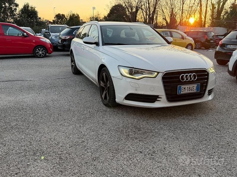 Usata Audi A6 Ambiente 177 CV (130 kW) 2012 Bianco Station wagon