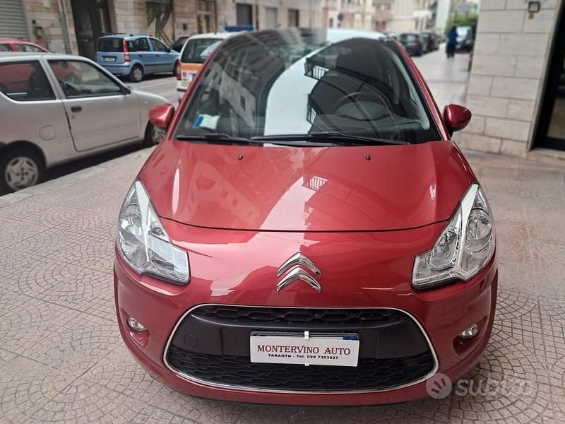 Usata Citroën C3 Exclusive 68 CV (50 kW) 2012 Rosso Berlina