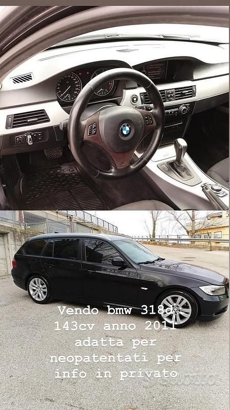 Usata BMW 318 2011 Nero Station wagon