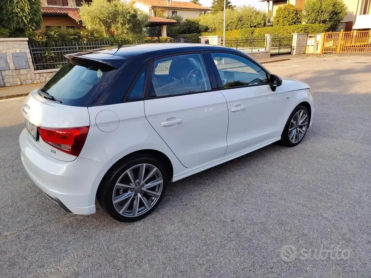 Usata Audi A1 S-Line 105 CV (77 kW) 2014 Bianco Utilitaria