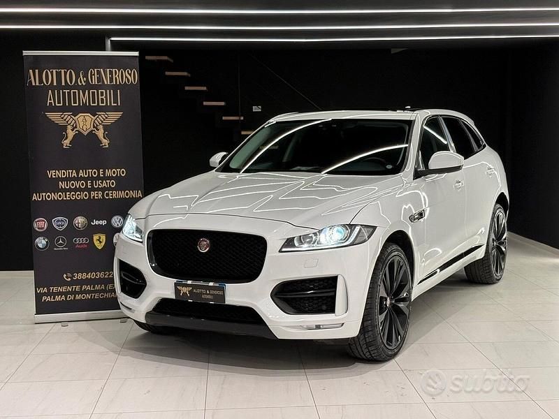 Usata Jaguar F-Pace R-Sport 300 CV (220 kW) 2016 Bianco SUV