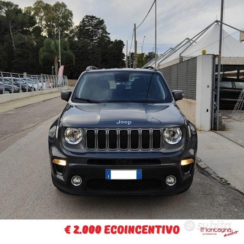 Grigio Usata 2021 Jeep Renegade Limited SUV | 19.800 € (Molto cara) - Immagine 1/4