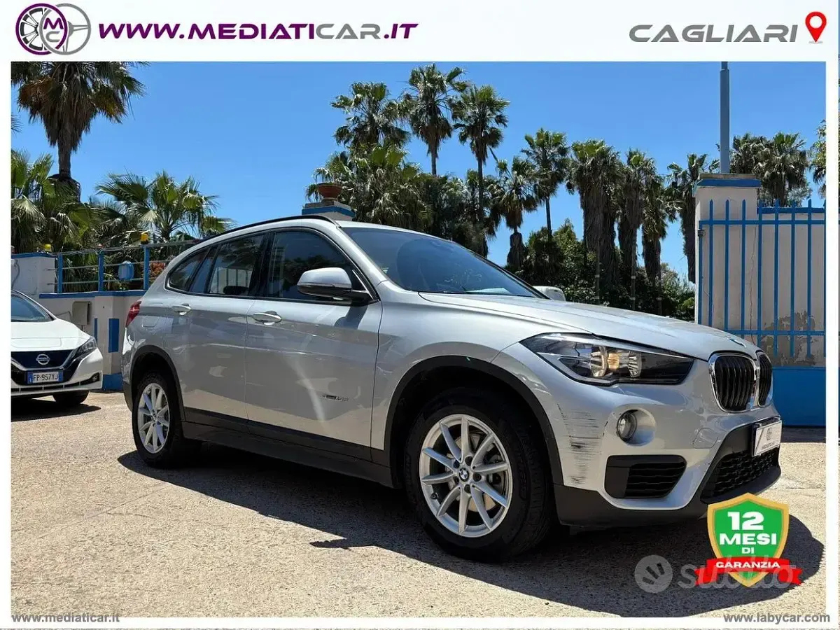 Usata BMW X1 150 CV (110 kW) 2017 Grigio SUV