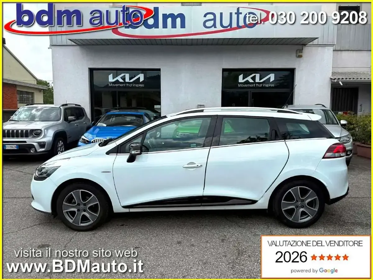 Usata Renault Clio 90 CV (66 kW) 2015 Bianco Station wagon