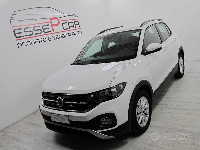 Bianco Usata 2020 VW T-Cross Style SUV | 13.600 € (Buon prezzo) - Immagine 1/4