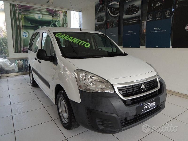 Usata Peugeot Partner 75 CV (55 kW) 2018 Bianco Monovolume