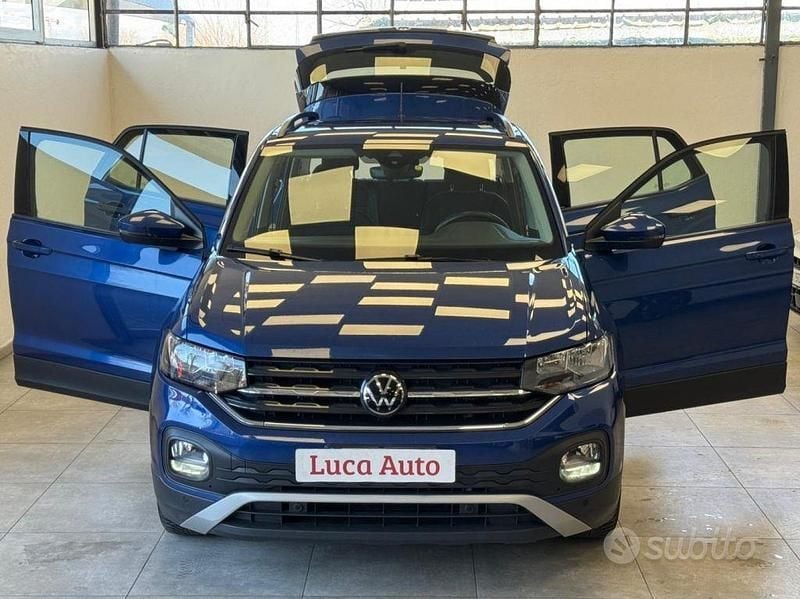 Usata VW T-Cross 110 CV (80 kW) 2023 Blu SUV