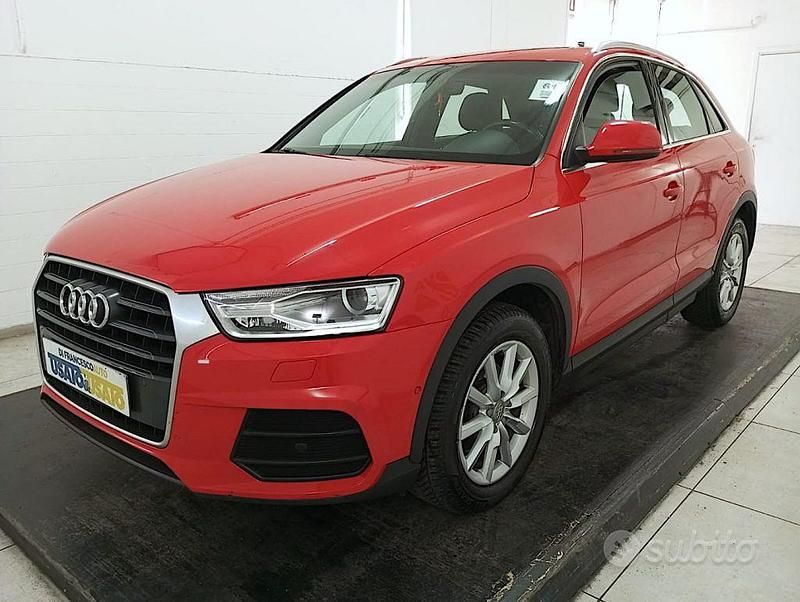 Usata Audi Q3 Business 150 CV (110 kW) 2018 Rosso metallizzato SUV